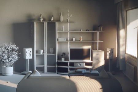 Interior Study 2013 - Clay Render