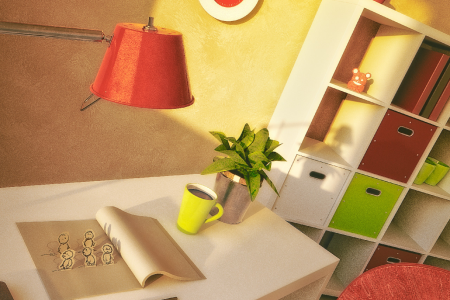 Vivid Interior - Evening light